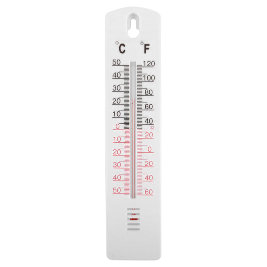 White Plastic Indoor Thermometer