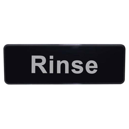 Rinse Sign - 9 x 3